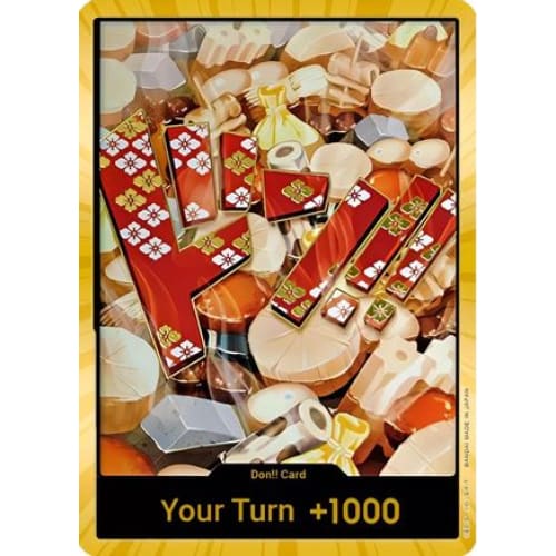 DON!! Card (Oden) (Gold) null Premium Booster -The Best-