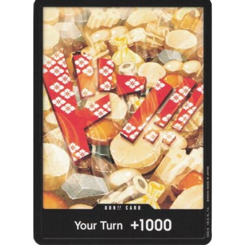 DON!! Card (Oden) null Premium Booster -The Best- - Single
