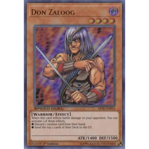 Don Zaloog (SBTK-EN016) Ultra Rare 1st Edition - Single