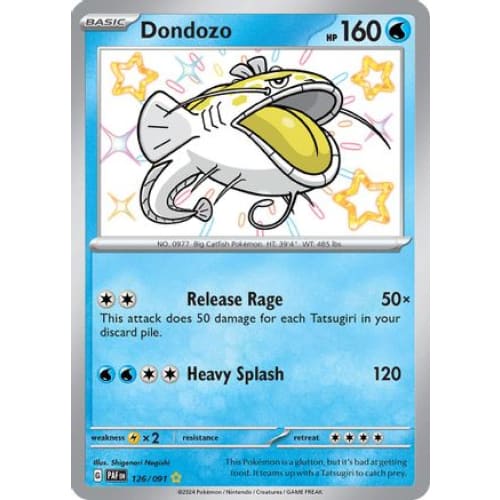 Dondozo (126) Shiny Rare Holofoil - Single