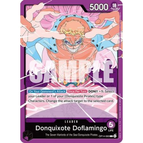Donquixhote Doflamingo OP14-060 L The Azure Sea’s Seven