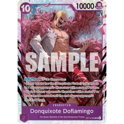 Donquixhote Doflamingo - OP14-069 SR The Azure Sea’s Seven