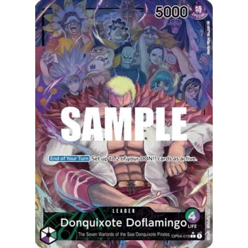 Donquixote Doflamingo (019) (Alternate Art) OP04-019 L