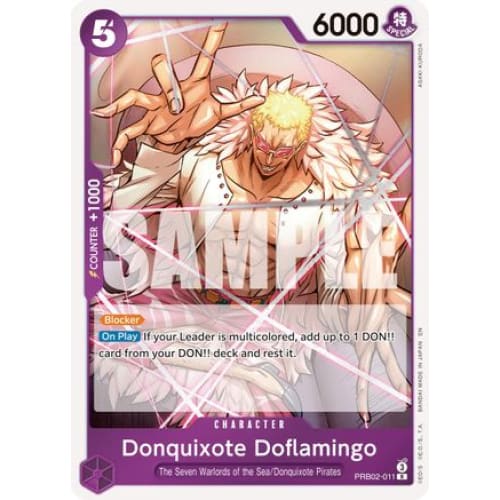 Donquixote Doflamingo PRB02-011 R Premium Booster -The