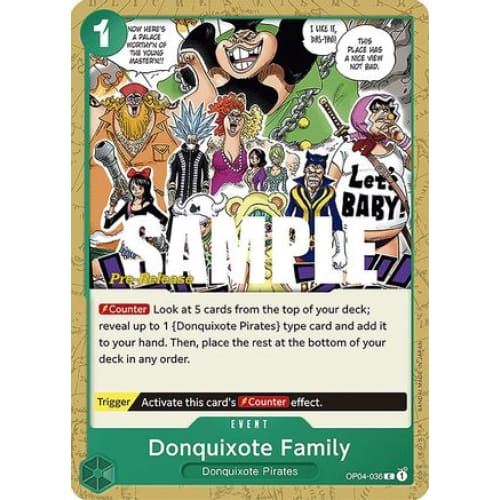 Donquixote Family OP04-036 C Kingdoms of Intrigue