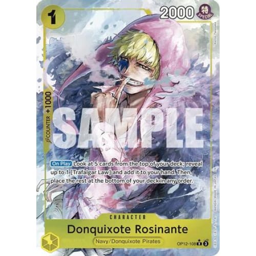 Donquixote Rosinante (108) (Alternate Art) OP12-108 R