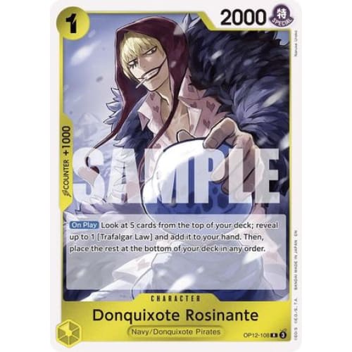 Donquixote Rosinante (108) OP12-108 R Legacy of the Master