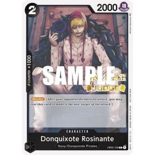Donquixote Rosinante (Judge Pack Vol. 2) OP02-108 PR
