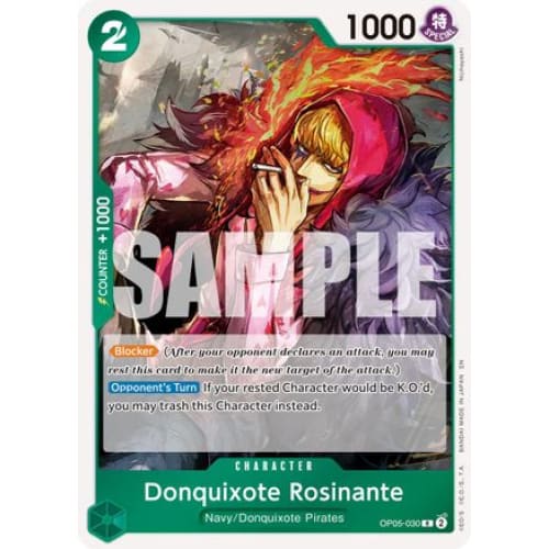 Donquixote Rosinante (Reprint) OP05-030 R Premium Booster