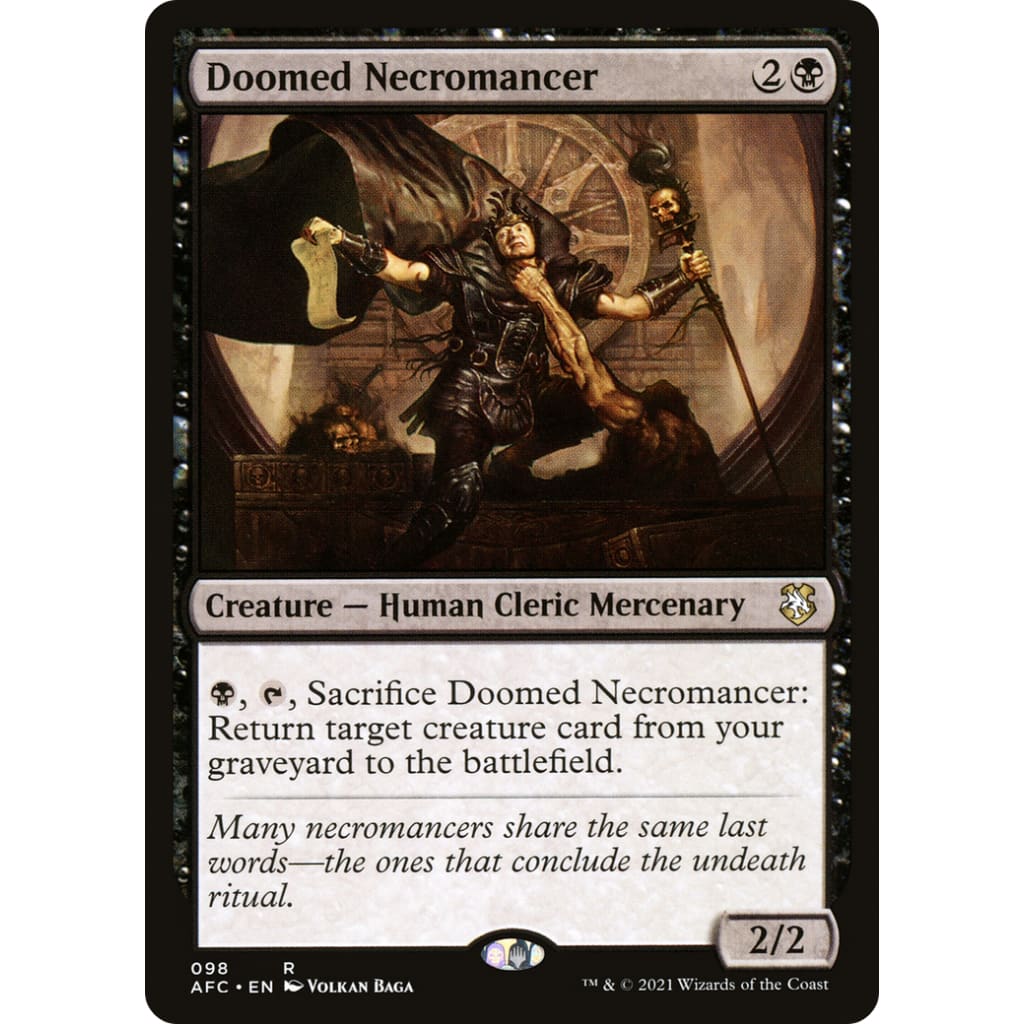 Doomed Necromancer (AFC-098) - Single