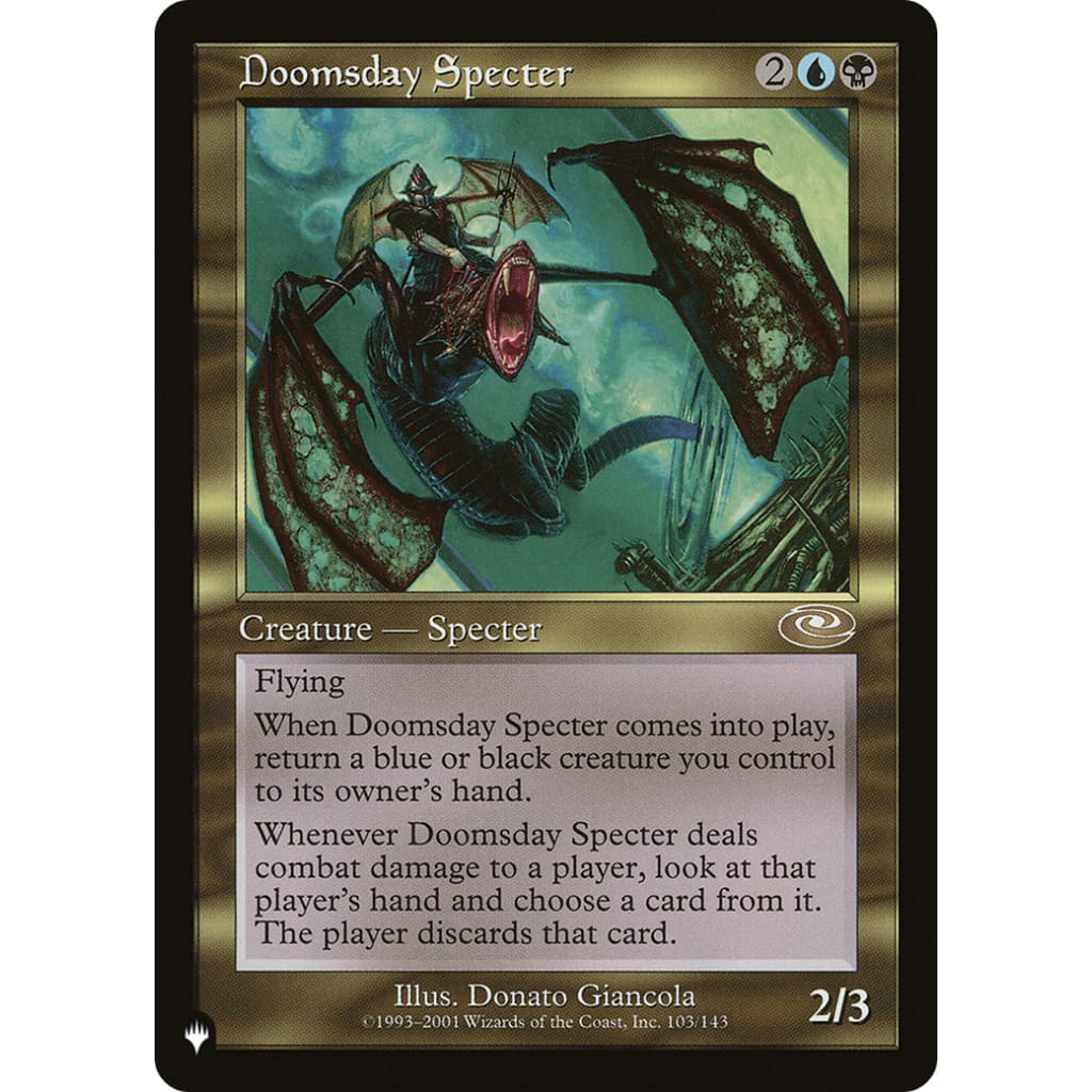 Doomsday Specter (PLST-PLS-103) - Single