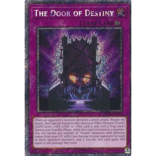 The Door of Destiny (Platinum Secret Rare) - RA04-EN240
