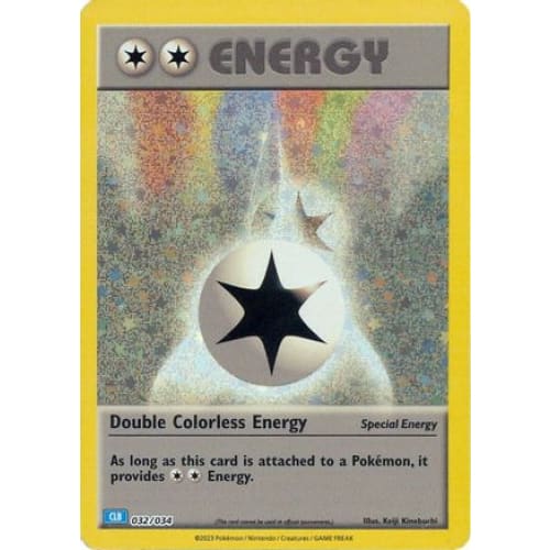 Double Colorless Energy (CLB) (32) Rare Holofoil - Single