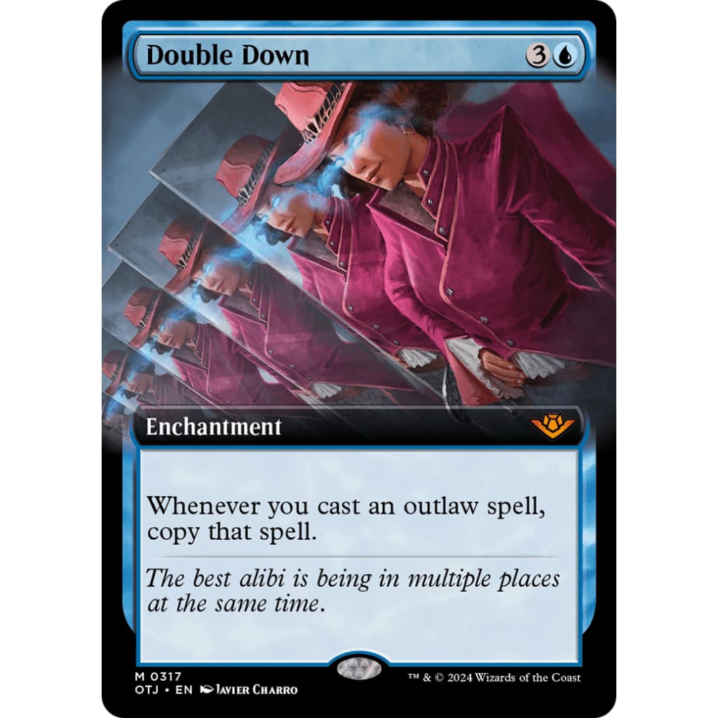 Double Down (OTJ-317): (Extended Art) Foil - Single