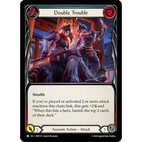Double Trouble (Blue) (PART THE MISTVEIL) Rainbow Foil