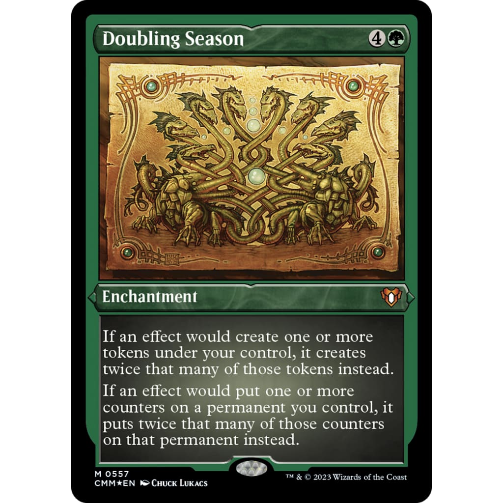 Doubling Season (CMM-557) Etched Foil - Single
