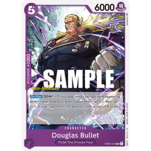 Douglas Bullet OP02-079 UC Paramount War Pre-Release Cards