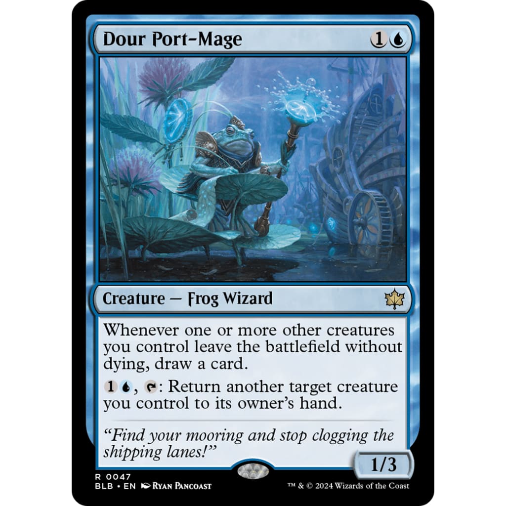 Dour Port-Mage (BLB-047) Foil - Single