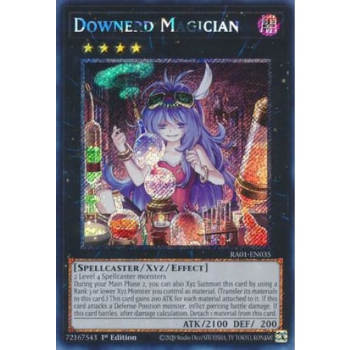 Downerd Magician (Platinum Secret Rare) - RA01-EN035