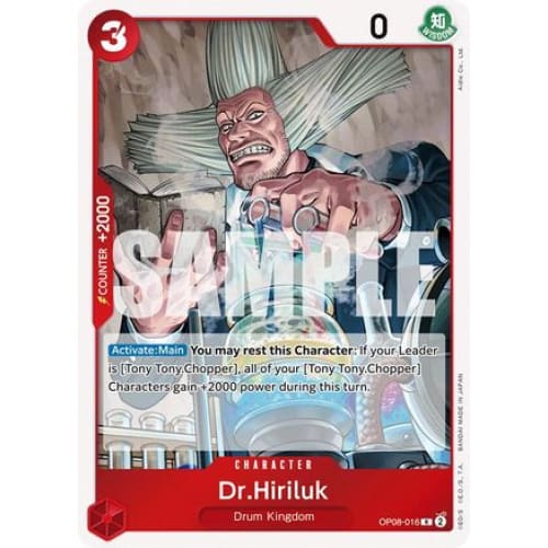Dr.Hiriluk OP08-016 R Two Legends Foil - Single