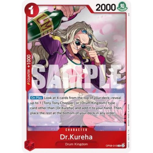 Dr.Kureha OP08-015 R Two Legends Foil - Single