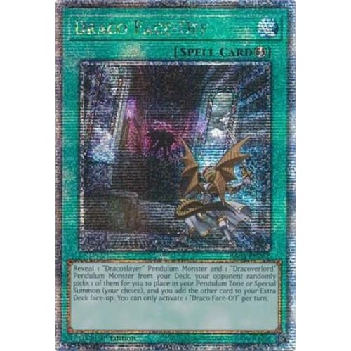Draco Face-Off (Quarter Century Secret Rare) - RA04-EN262