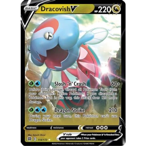 Dracovish V (114/172) Holo Rare Holofoil - Single