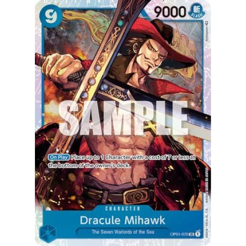 Dracule Mihawk OP01-070 SR Romance Dawn - Single