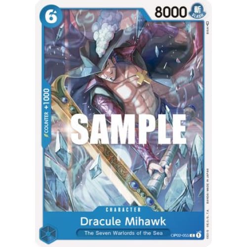 Dracule Mihawk OP02-055 C Paramount War - Single