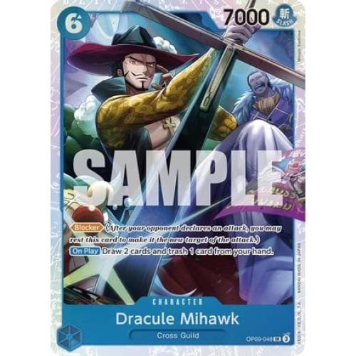 Dracule Mihawk OP09-048 SR Emperors in the New World Foil