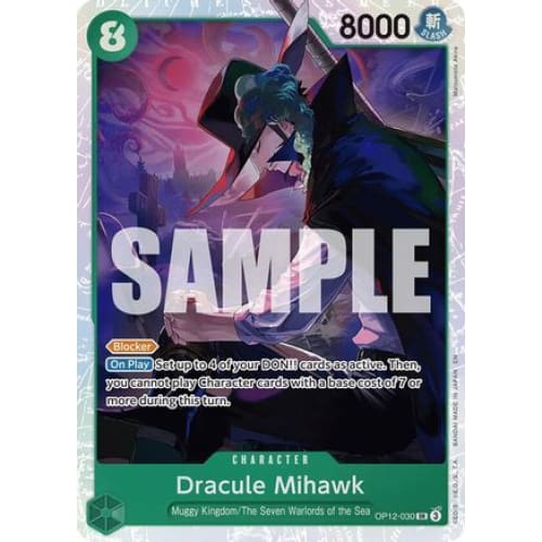 Dracule Mihawk OP12-030 SR Legacy of the Master Foil