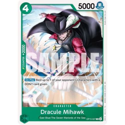 Dracule Mihawk OP15-027 C Adventure on Kami’s Island