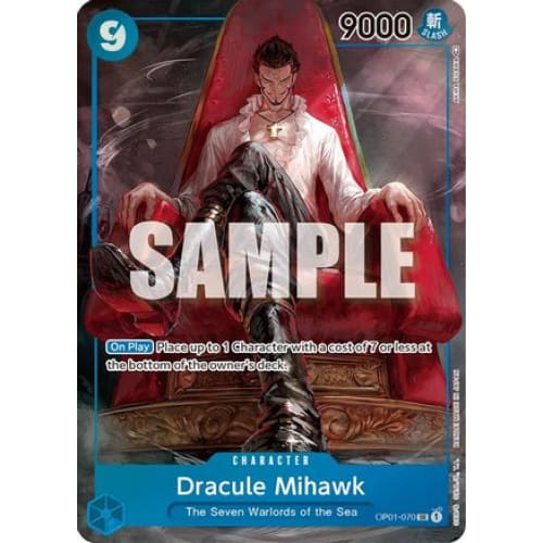 Dracule Mihawk (Parallel) OP01-070 SR Romance Dawn - Single