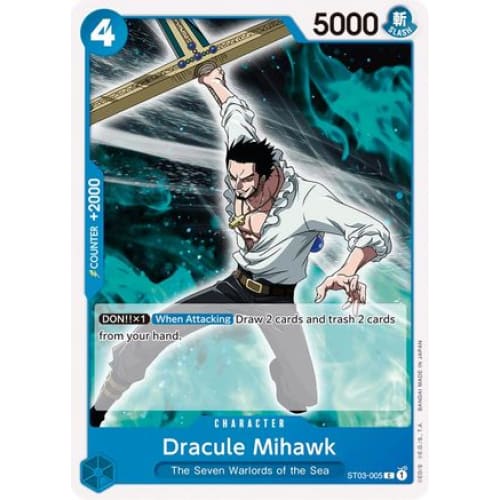 Dracule Mihawk ST03-005 C Starter Deck 3: The Seven