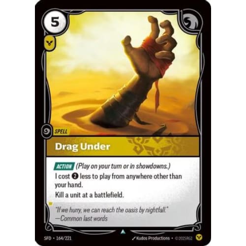 Drag Under (164/221) - Spiritforged - Single