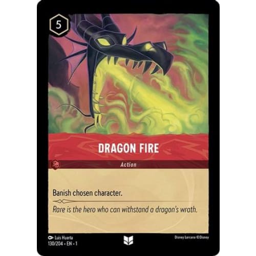 Dragon Fire (130/204) - The First Chapter Cold Foil - Single
