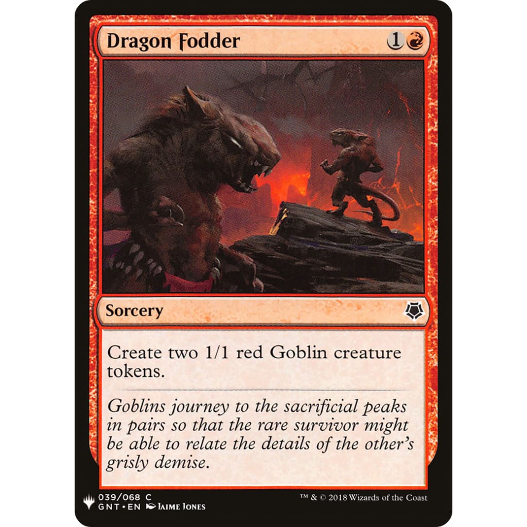 Dragon Fodder (PLST-GNT-39) - Single