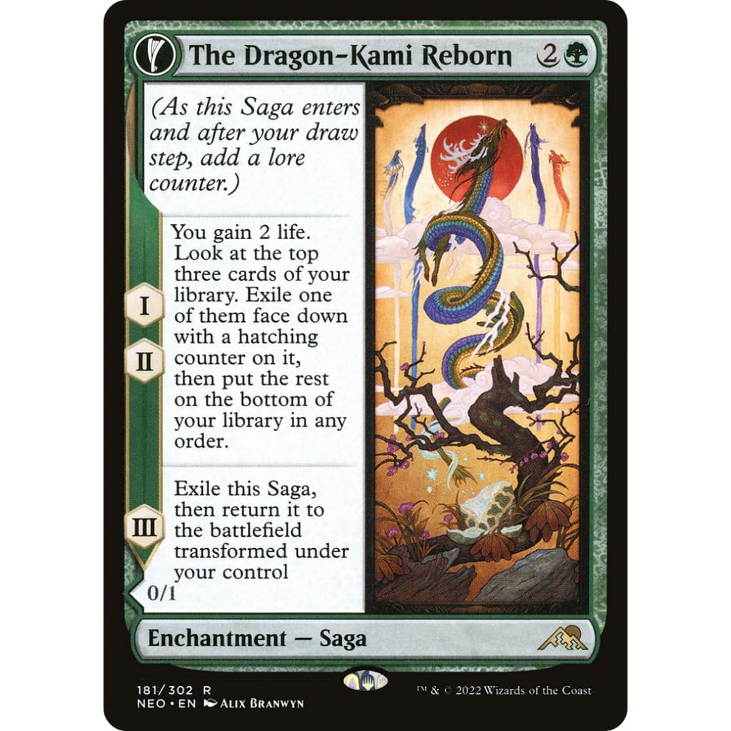The Dragon-Kami Reborn // Dragon-Kami’s Egg (NEO-181):