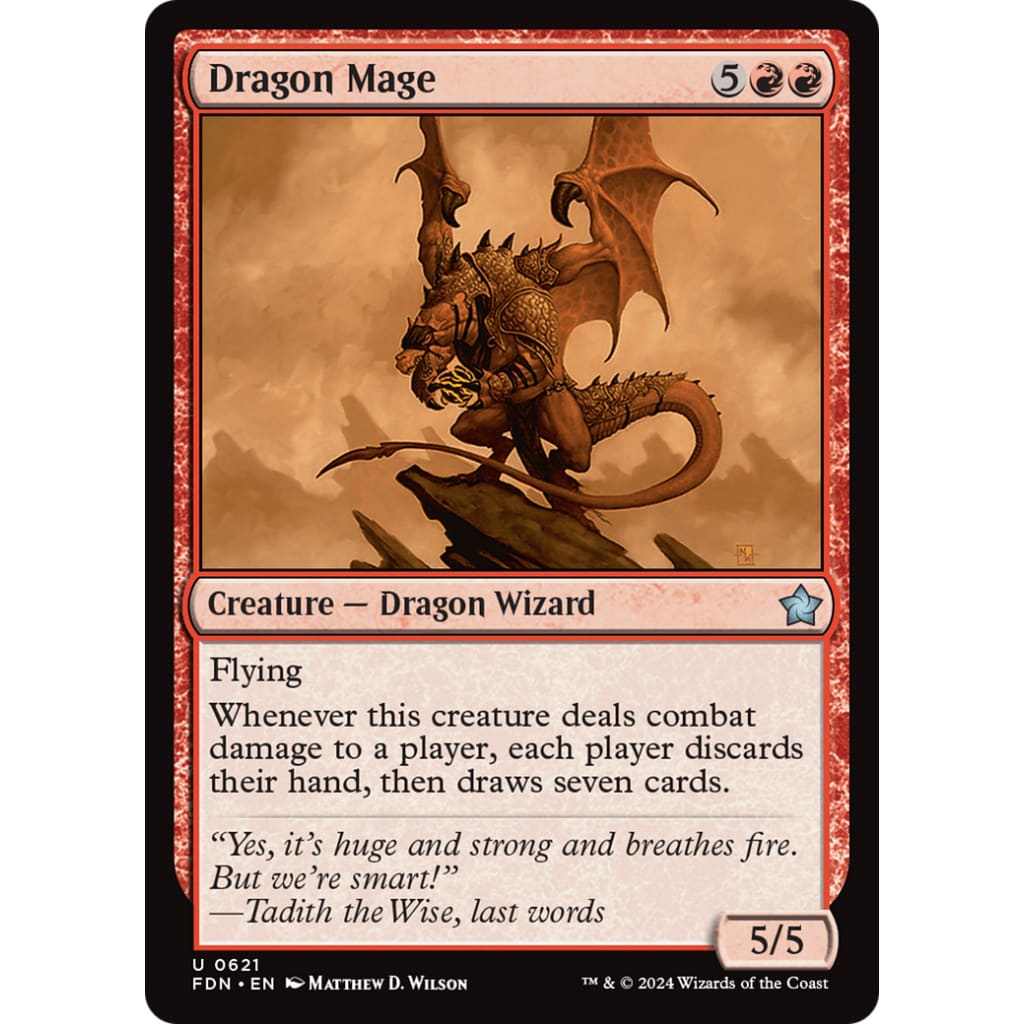 Dragon Mage (FDN-621) - Single