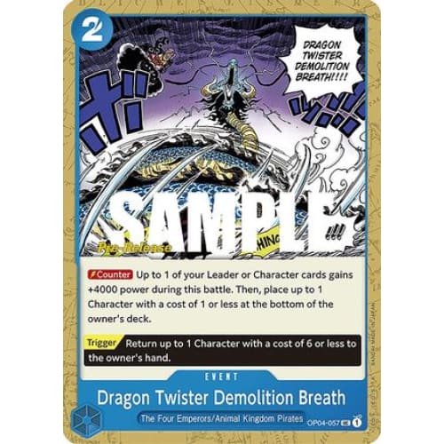 Dragon Twister Demolition Breath OP04-057 UC Kingdoms