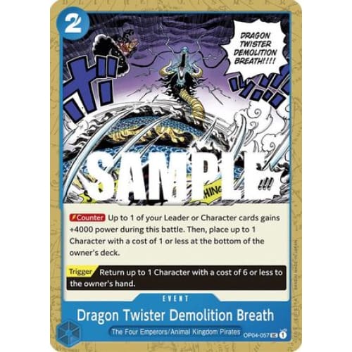 Dragon Twister Demolition Breath OP04-057 UC Kingdoms