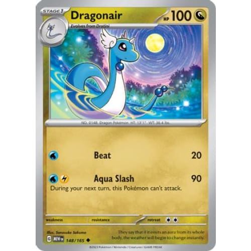 Dragonair - 148/165 (148) Uncommon Reverse Holofoil - Single