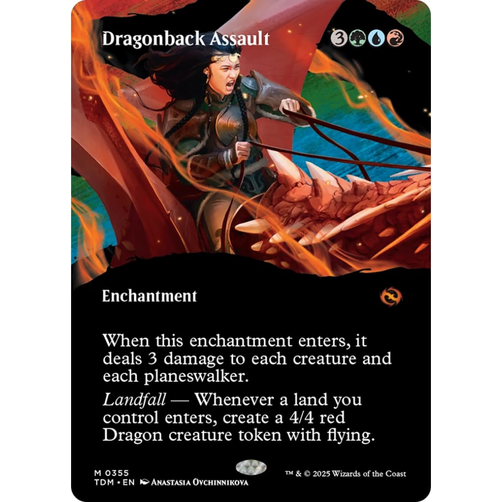 Dragonback Assault (TDM-355): (Showcase enchantment)