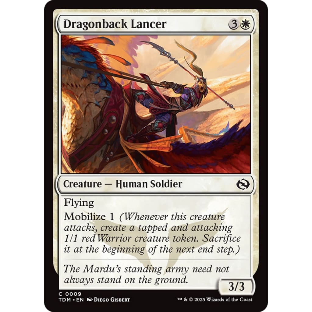 Dragonback Lancer (TDM-009) - Single