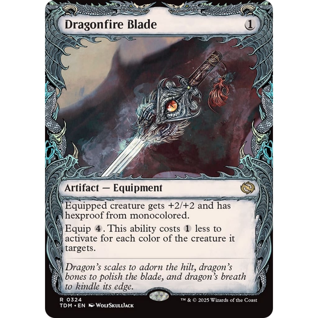 Dragonfire Blade (TDM-324): (Showcase) - Single