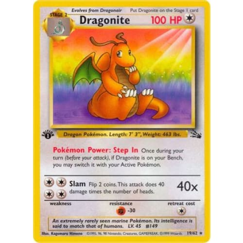 Dragonite (019/062) Rare Classic Unlimited - Single