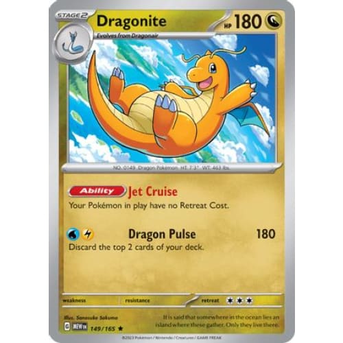 Dragonite (149) Rare Classic Holofoil - Single