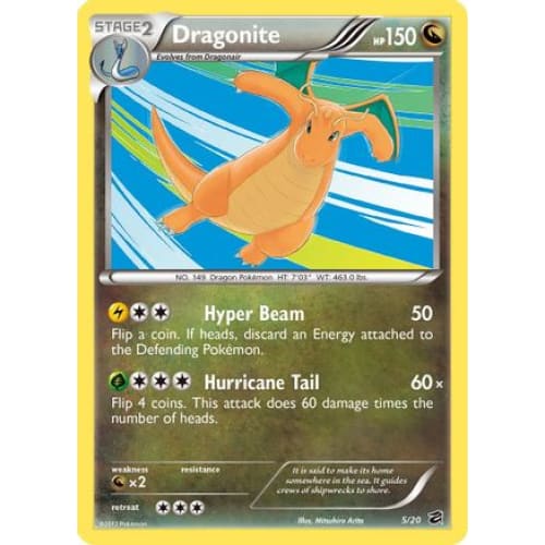 Dragonite - 5/20 (Dragon Vault) (5) Promo Holofoil - Single