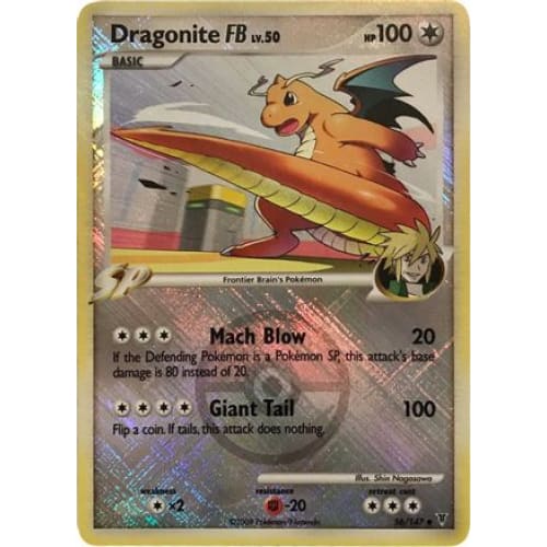 Dragonite FB - 56/147 (League Promo) (56) Promo Reverse