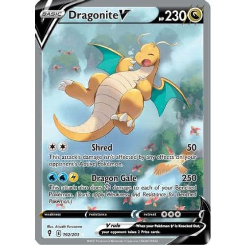 Dragonite V (192/203) Ultra Rare Holofoil - Single